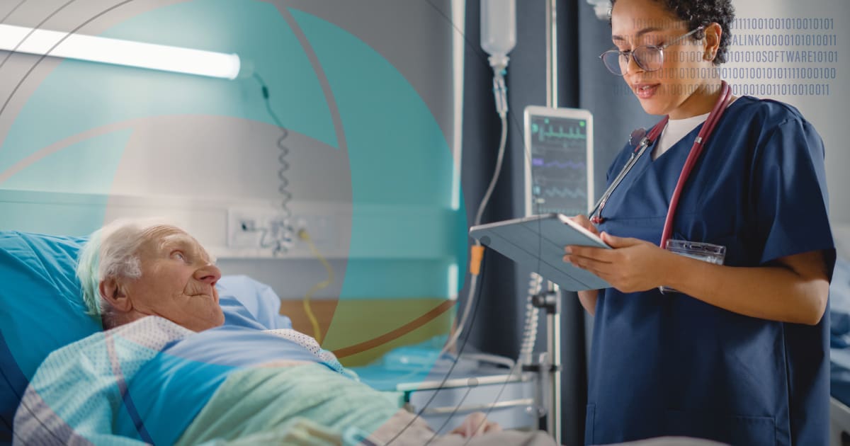 Doctor meeting with patient in hospital